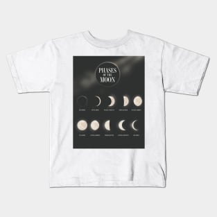 Phases of the Moon. Kids T-Shirt